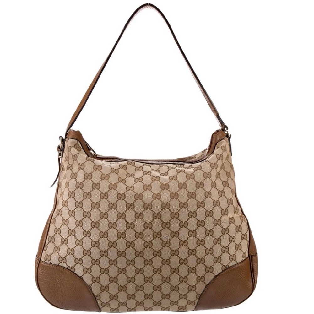 Gucci Brown Monogram Shoulder Bag